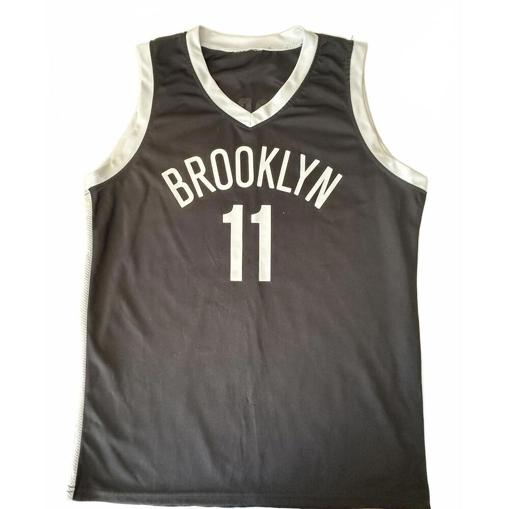 Brook Lopez | Brooklyn Nets NBA 11 Black and White Basketball Jersey